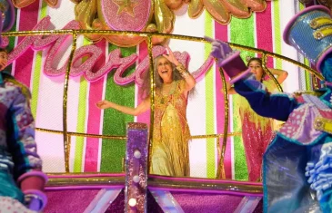 Quais famosos da televisão e da música já foram homenageados pelas escolas de samba no carnaval do Rio?