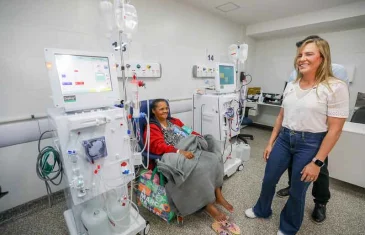Celina Leão inaugura ala de nefrologia do HRT e destaca ampliação da hemodiálise no DF
