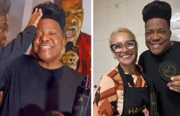 Topete de Wander Pires, intérprete da Viradouro, recebeu tratamento por oito horas, antes do desfile campeão