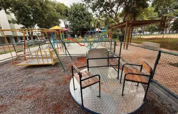 GDF amplia lazer infantil com entrega de parquinho acessível na Asa Norte
