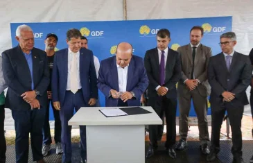 Governador Ibaneis assina ordem de serviço para construção da sede da 12ª DP, em Taguatinga